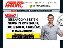 Tablet Screenshot of faxiko.pl